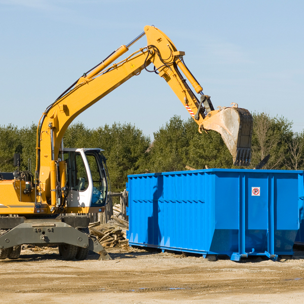 are there any restrictions on where a residential dumpster can be placed in Clayhatchee Alabama